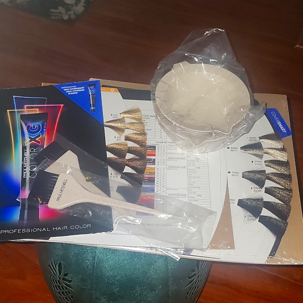 New Paul Mitchell swatches for the color Xg